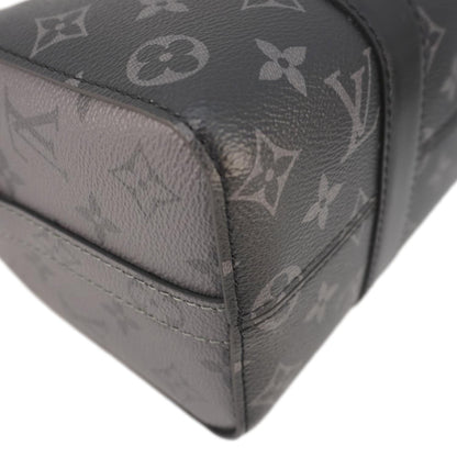 LOUIS VUITTON City Keepall Monogram Eclipse Travel Bag Black