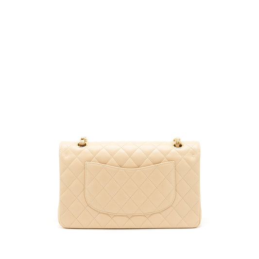 Chanel Classic Double Flap Bag Caviar Beige