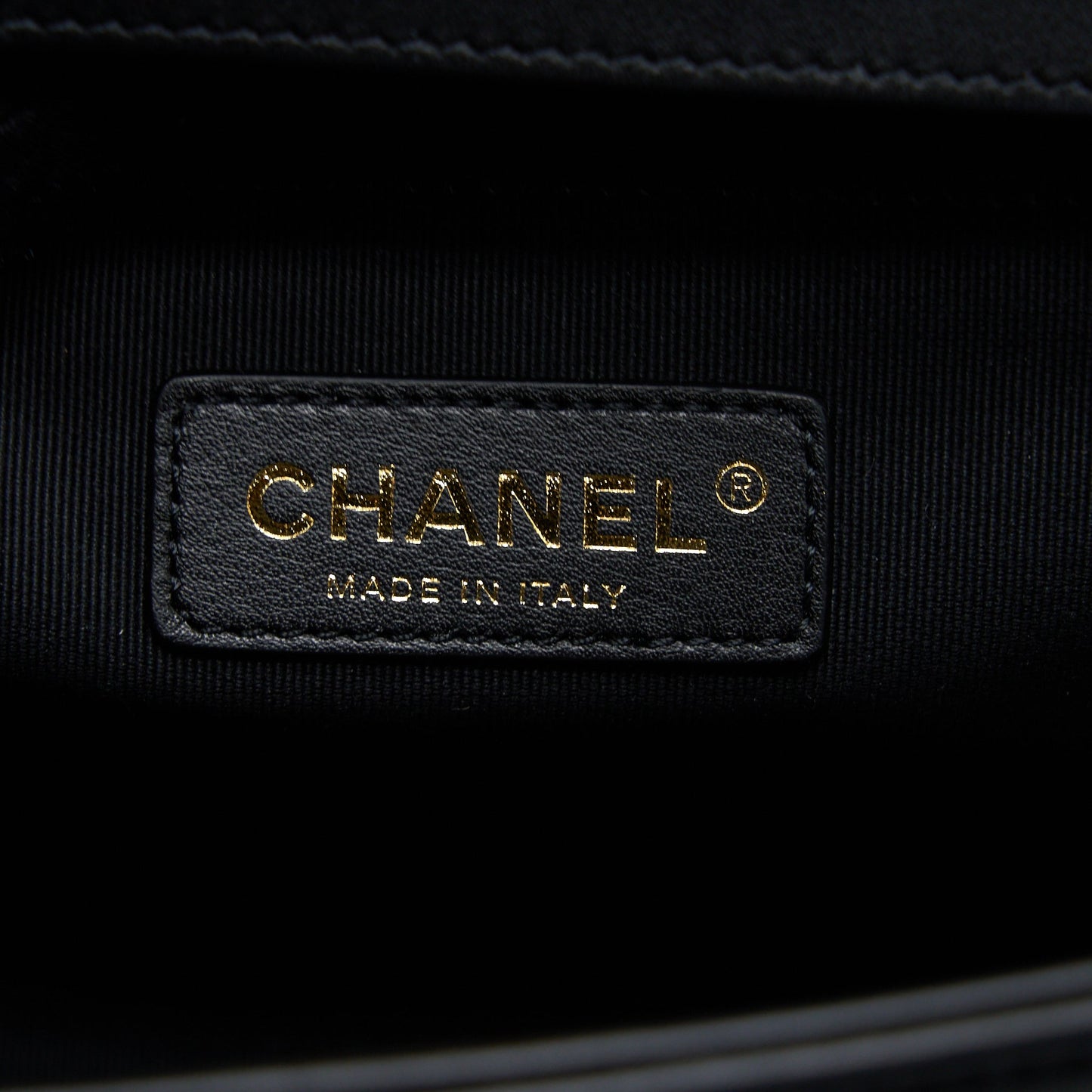Chanel Medium Boy Bag Calfskin Black  (Microchip)