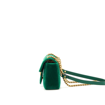 Gucci mini marmont Bag Velvet Green