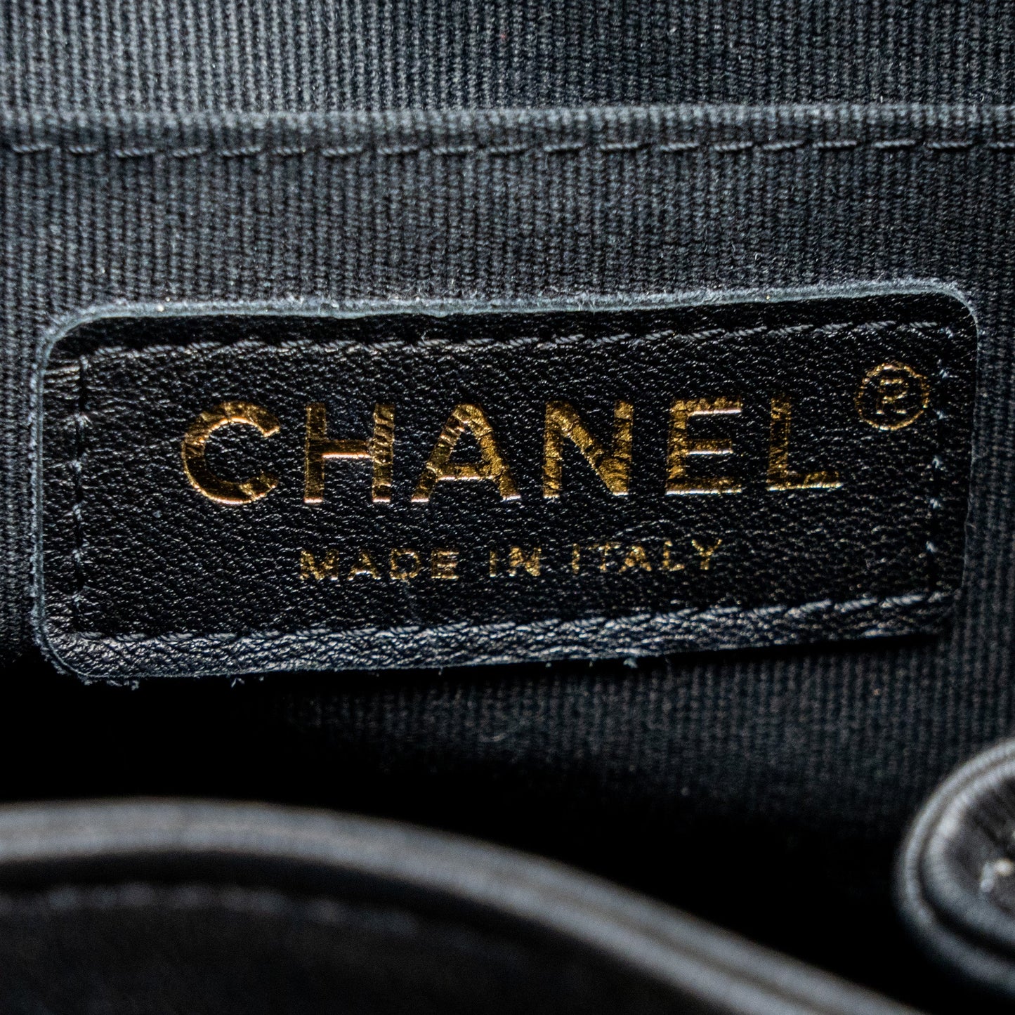 Chanel mini Duma backpack lambskin black L (microchip)