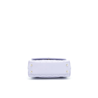 Chanel 21K lilac / Light Purple Coco Handle Small (old mini 24mm) L