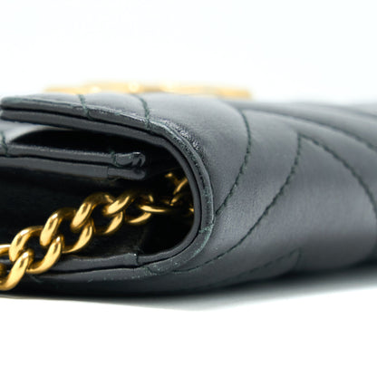 Gucci Marmont Wallet On Chain Black