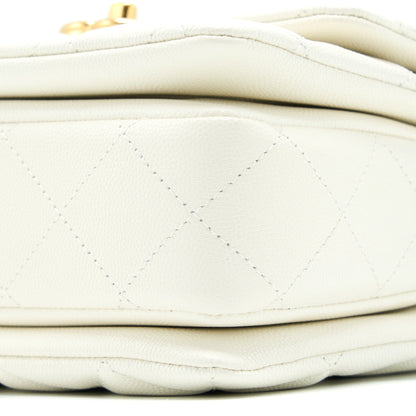 Chanel 22K Coco First Caviar White  (Microchip)
