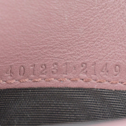 GUCCI Dionysus Blooms GG Supreme Crossbody Chain Wallet Pink 401231