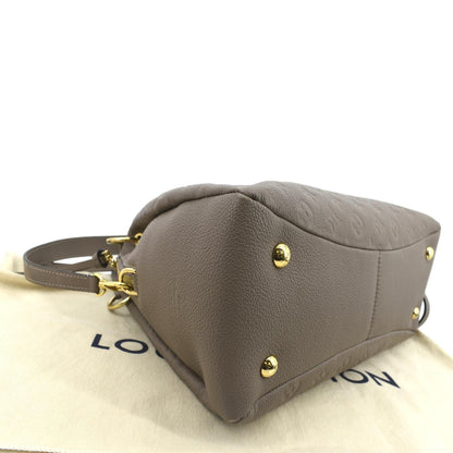 LOUIS VUITTON Ponthieu PM Empreinte Leather Shoulder Bag Tourterelle
