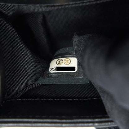 Chanel Boy Extra Mini Lambskin in Black