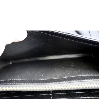 YVES SAINT LAURENT Cassandre Matelasse Chain Wallet Crossbody Bag Black