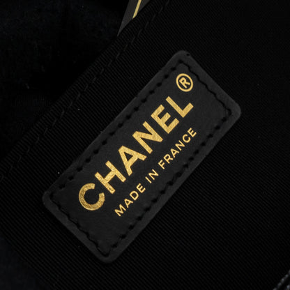 Chanel Medium Classic Boy Bag Caviar Black