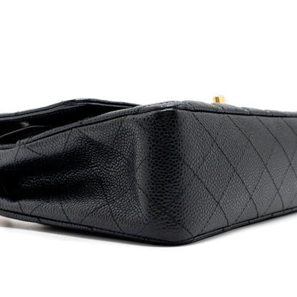 Chanel medium classic double flap bag caviar