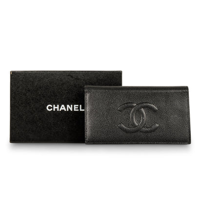 Chanel CC Caviar Wallet