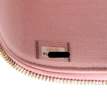 Chanel Long Vanity With Chain Caviar Pink L