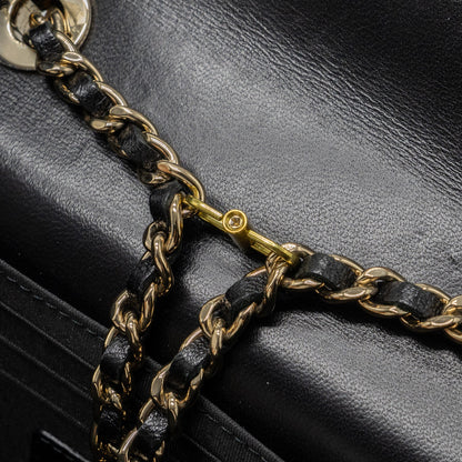 Chanel Mini Trendy CC Wallet on Chain Lambskin Black L