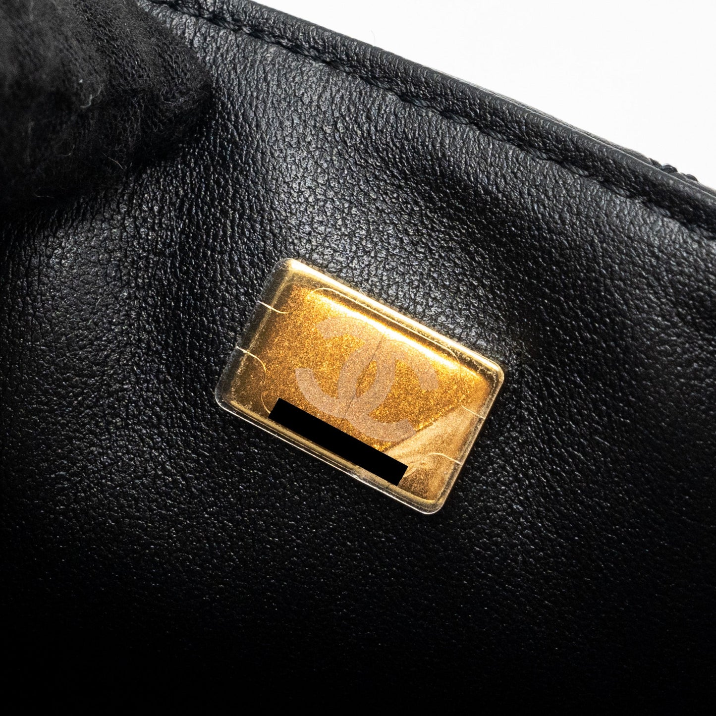 Chanel Mini 2.55 Reissue Flap Bag Aged Calfskin Black  (Microchip)