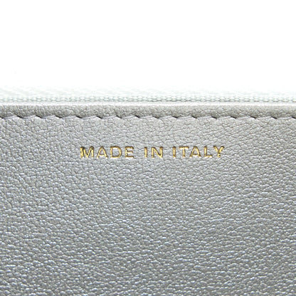 Chanel 23P Top Handle Wallet on Chain Calfskin White/Multicolour Brushed  (Microchip)