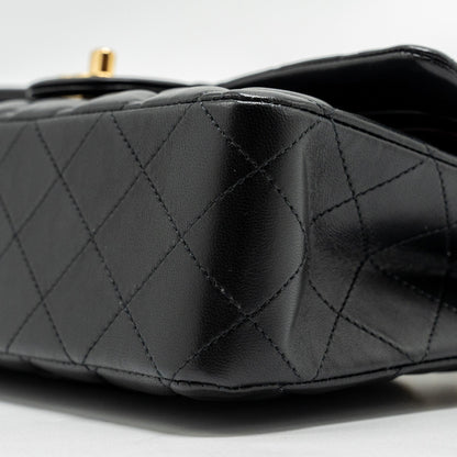 Chanel Medium Classic Double Flap Bag Lambskin Black