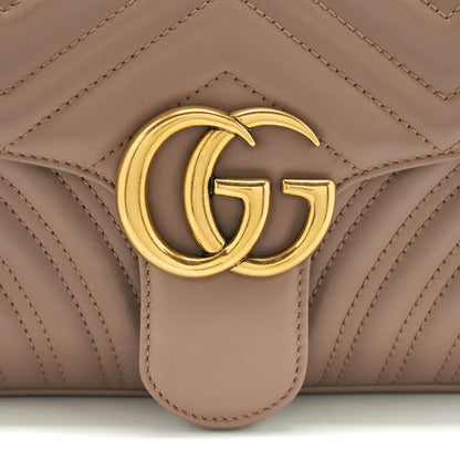 Gucci Marmont Small Dusty Pink matelass� shoulder bag