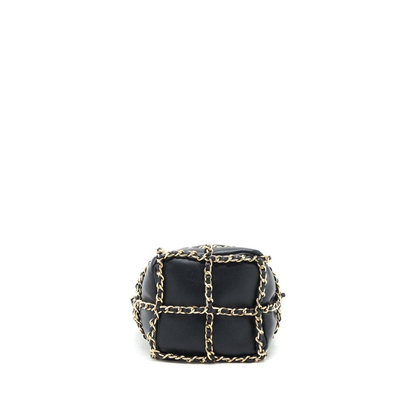 Chanel 21C Bucket Chains Lambskin Black L