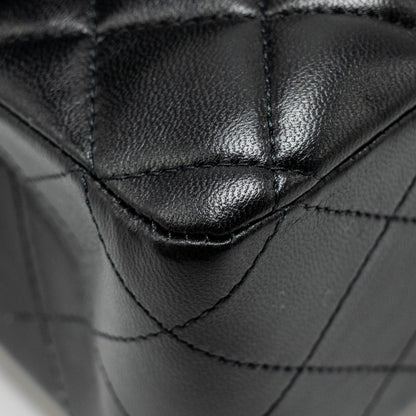 Chanel Medium Classic Double Flap Bag Lambskin Black