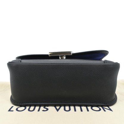 LOUIS VUITTON Buci Epi Grained Leather Shoulder Bag Black