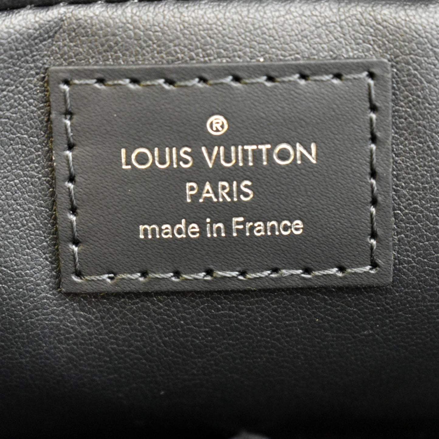 LOUIS VUITTON Toilet GM Damier Graphite Pouch Black