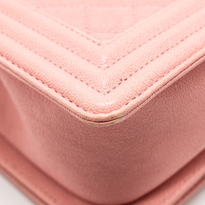 Chanel Medium Boy Bag Caviar PINK L