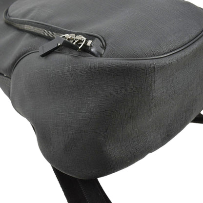 GUCCI Interlocking G Coated Canvas Backpack Black 223705