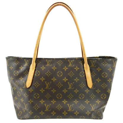LOUIS VUITTON Raspail PM Monogram Canvas Shoulder Bag Brown