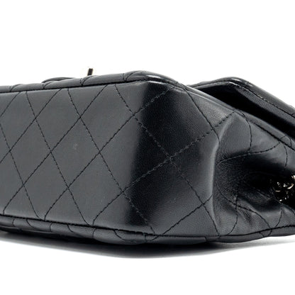 Chanel Mini Rectangular flap bag lambskin black