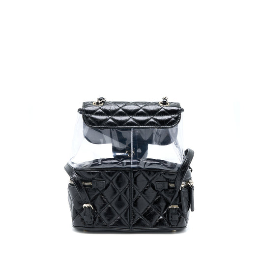 Chanel PVC Aquarium Backpack Black PVC/Aged Calfskin