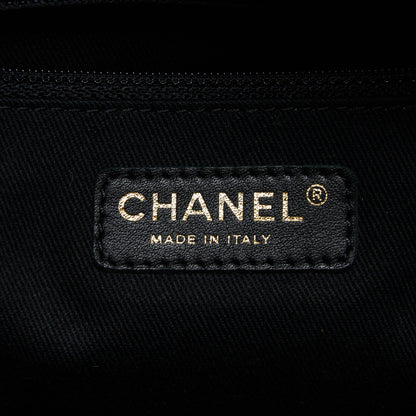 Chanel Matelasse Chain Tote Bag Caviar Black