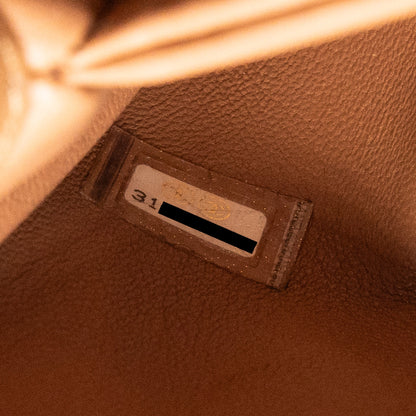Chanel 21P Small Coco Handle Caviar caramel L