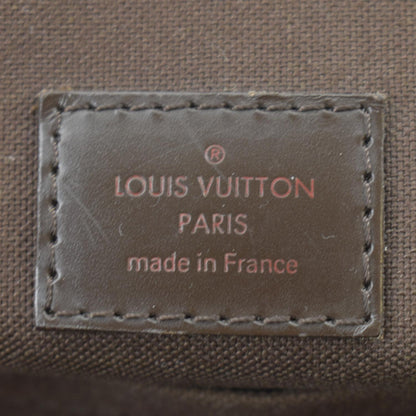 LOUIS VUITTON Brooklyn MM Damier Ebene Shoulder Bag Brown