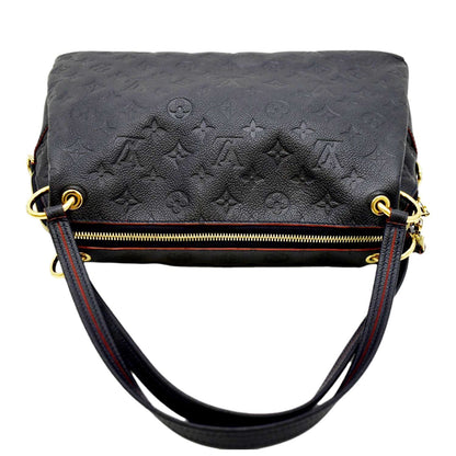 LOUIS VUITTON Ponthieu PM Empreinte Leather Shoulder Bag Navy Blue