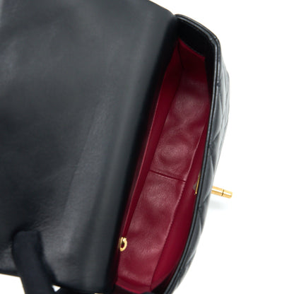Chanel 22P Enemal Flap Bag Lambskin Black  (Microchip)