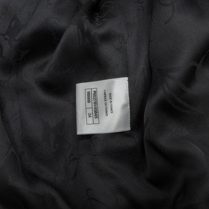 Chanel 19C Size 34 Jacket Cotton Knit Black/White