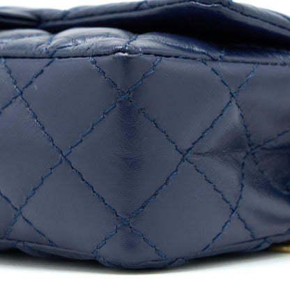 Chanel 2.55 Reissue Mini Waist Belt Bag Aged Calfskin Navy