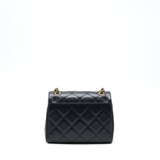 Chanel 22P New Square Flap Bag Caviar Black
