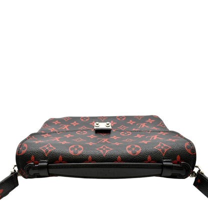 LOUIS VUITTON Metis Pochette Infrarouge Monogram Canvas Crossbody Bag Black