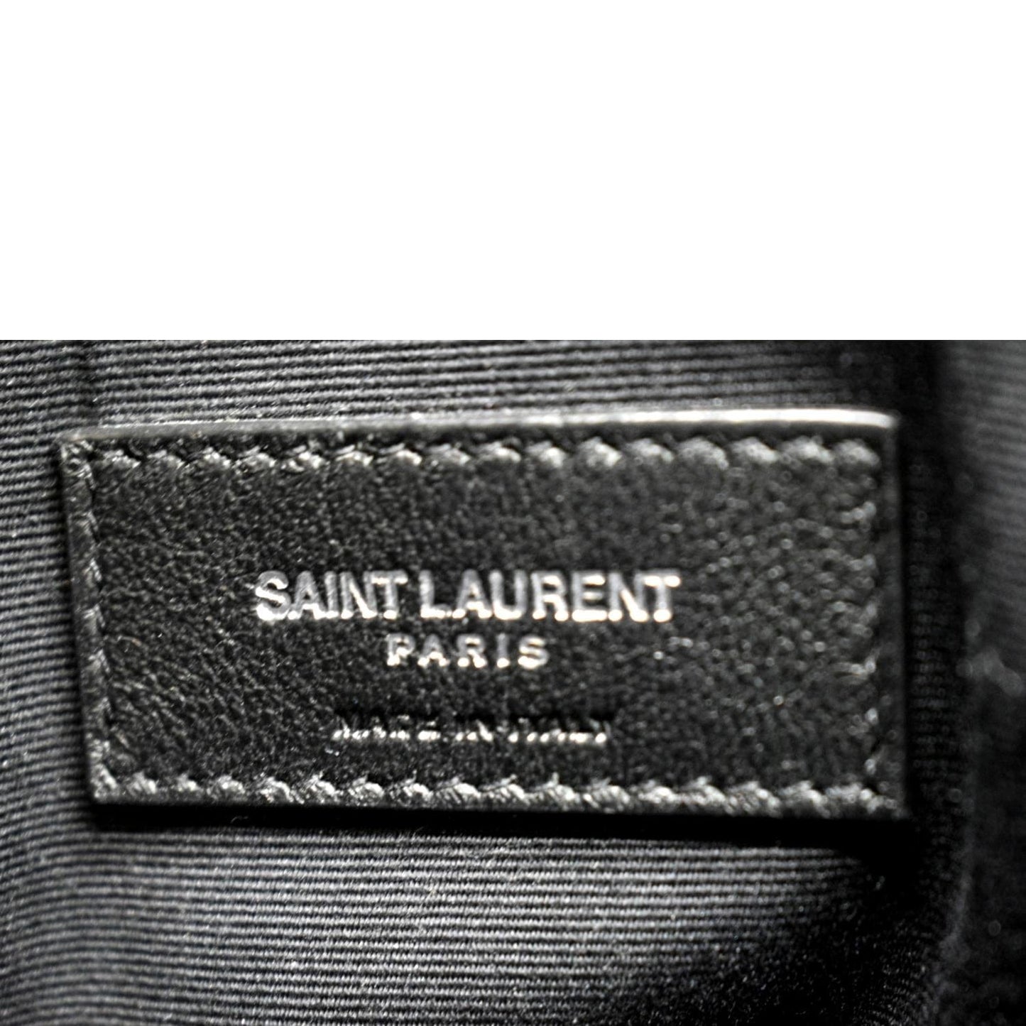 YVES SAINT LAURENT Medium Loulou Matelasse Leather Chain Shoulder Bag Black