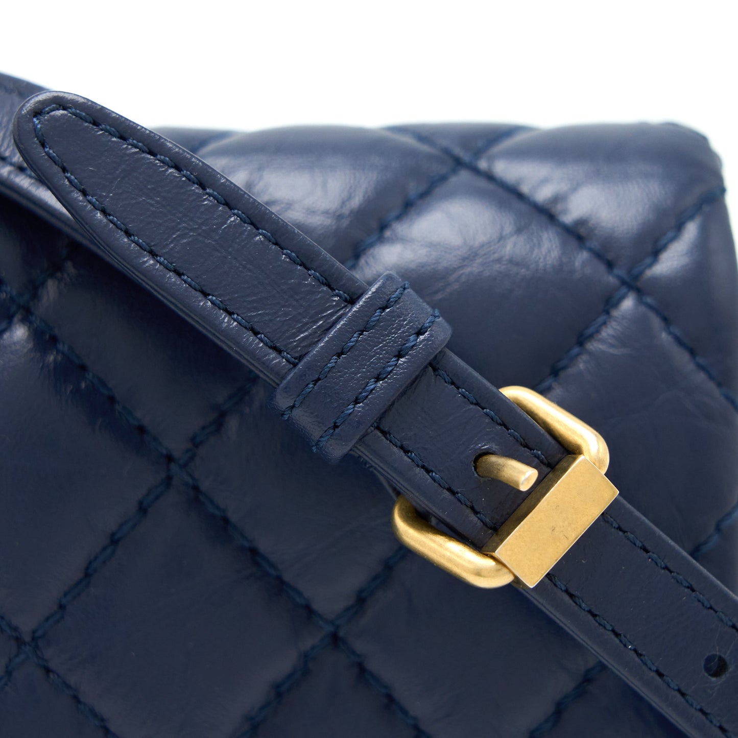 Chanel 2.55 Reissue Mini Waist Belt Bag Aged Calfskin Navy