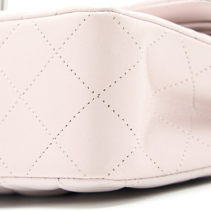 Chanel Small Classic Double Flap Lambskin Light Purple  (Microchip)