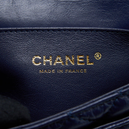 Chanel 2.55 Reissue Mini Waist Belt Bag Aged Calfskin Navy