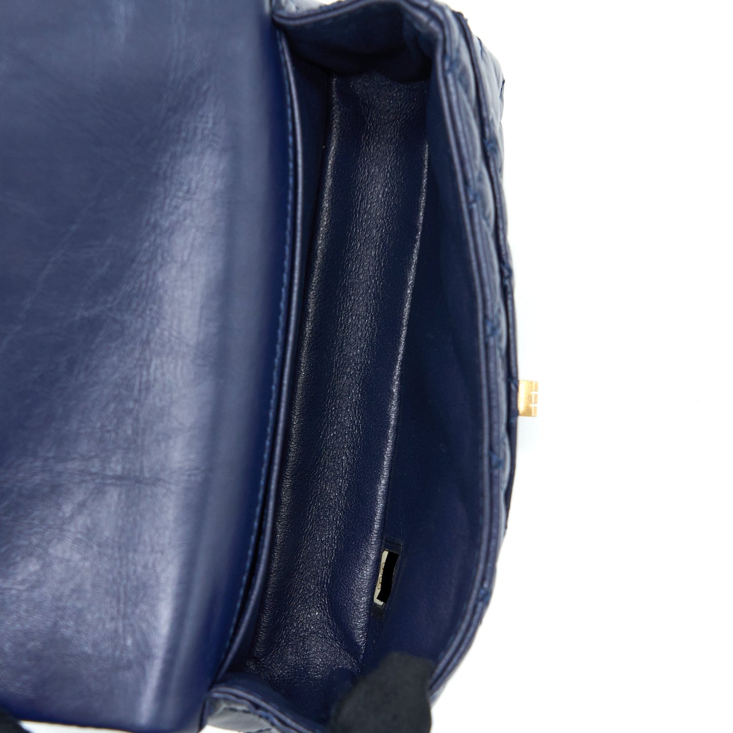 Chanel 2.55 Reissue Mini Waist Belt Bag Aged Calfskin Navy