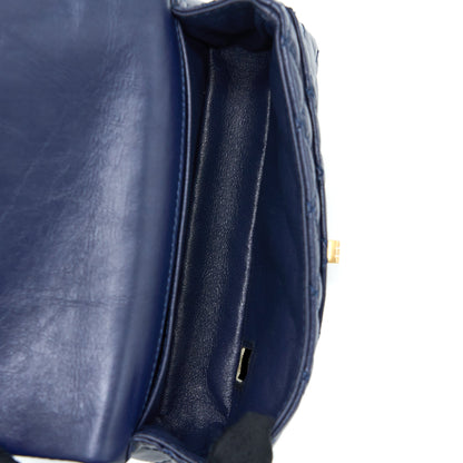 Chanel 2.55 Reissue Mini Waist Belt Bag Aged Calfskin Navy