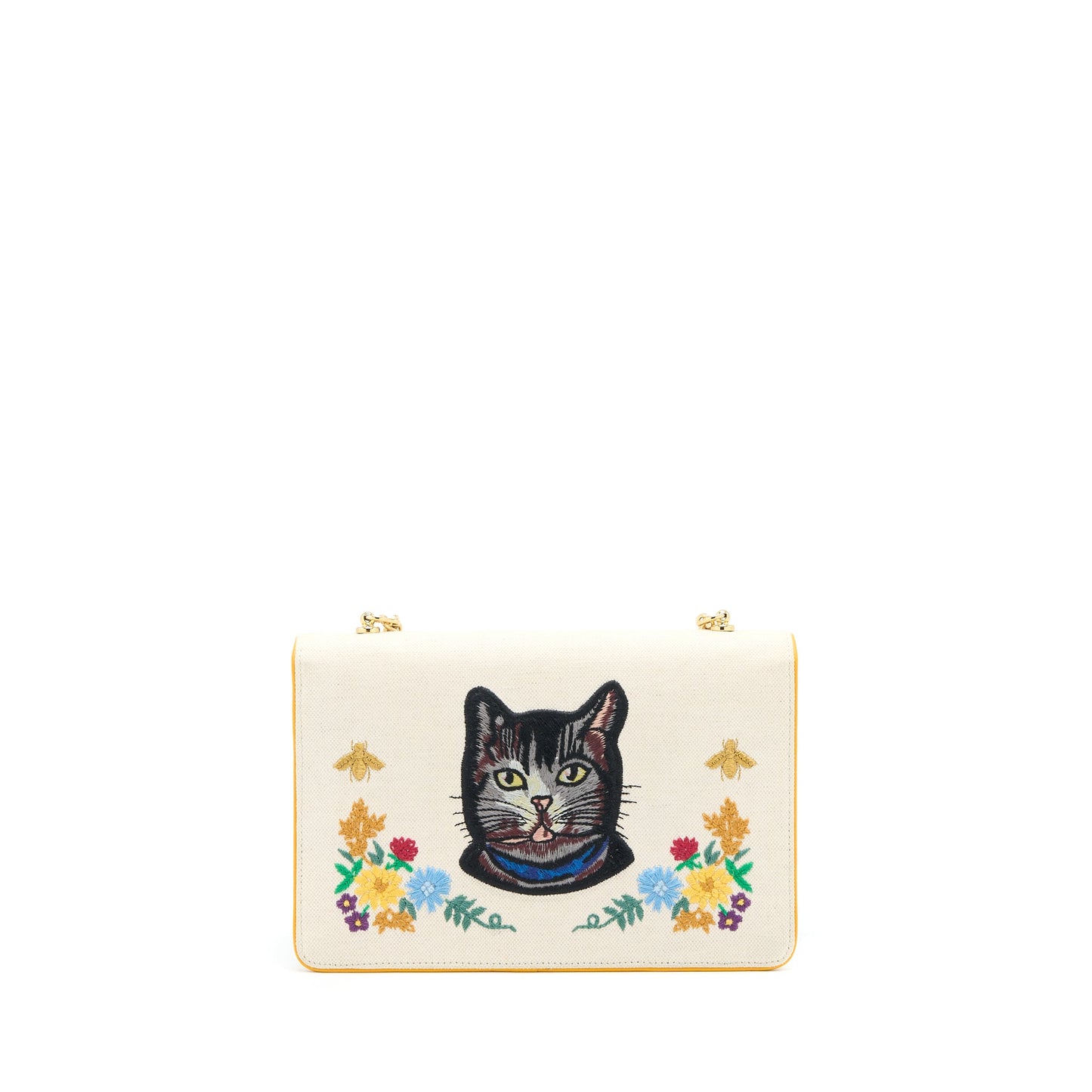 Gucci Crossbody Multicolour Print Fabric White