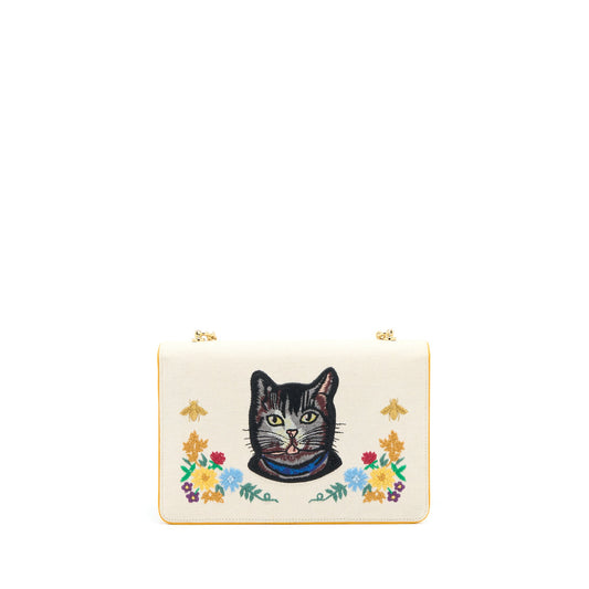 Gucci Crossbody Multicolour Print Fabric White