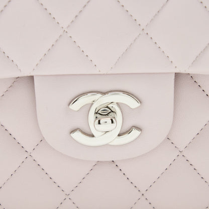 Chanel Small Classic Double Flap Lambskin Light Purple  (Microchip)