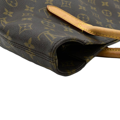 LOUIS VUITTON Raspail PM Monogram Canvas Shoulder Bag Brown