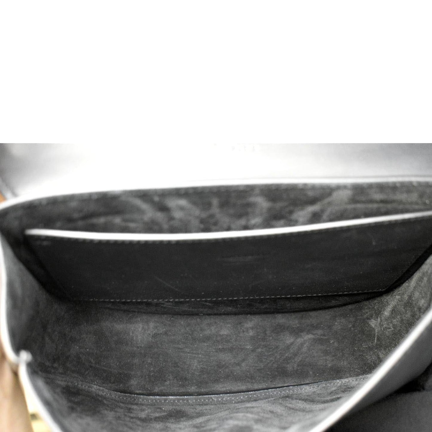 YVES SAINT LAURENT Kaia Leather Crossbody Bag Black